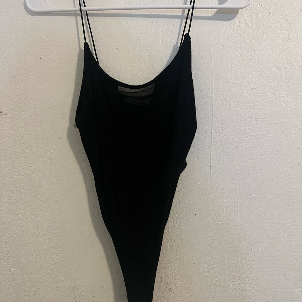 Shasa Black Bodysuit